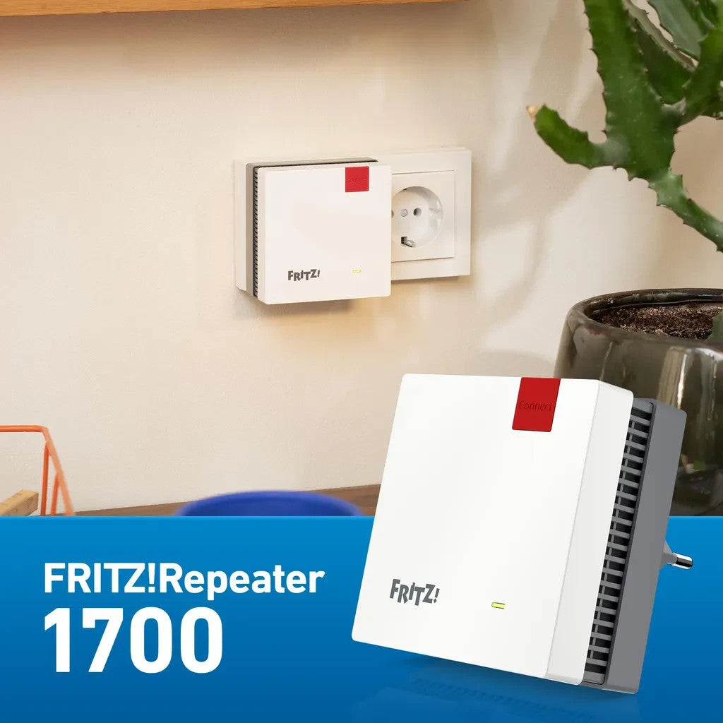FRITZ!Repeater 1700 WiFi 7 Mesh Dual-Band bis zu 3.600 Mbit/s (20003116)