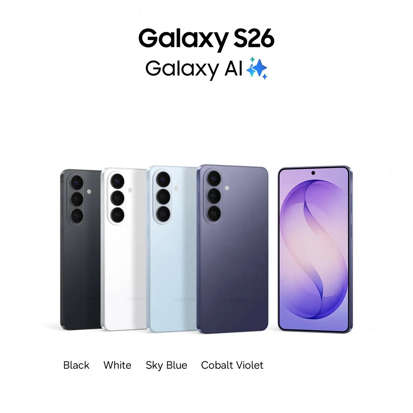 Samsung Galaxy S26 512GB S942B Black I White I Blue I Violet Farbauswahl🔥NEU🔥