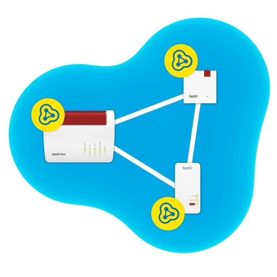 FRITZ!Repeater 1700 WiFi 7 Mesh Dual-Band bis zu 3.600 Mbit/s (20003116)