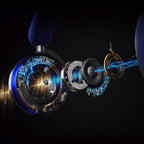 DYSON Zone Blue Over-Ear Kopfhörer Bluetooth