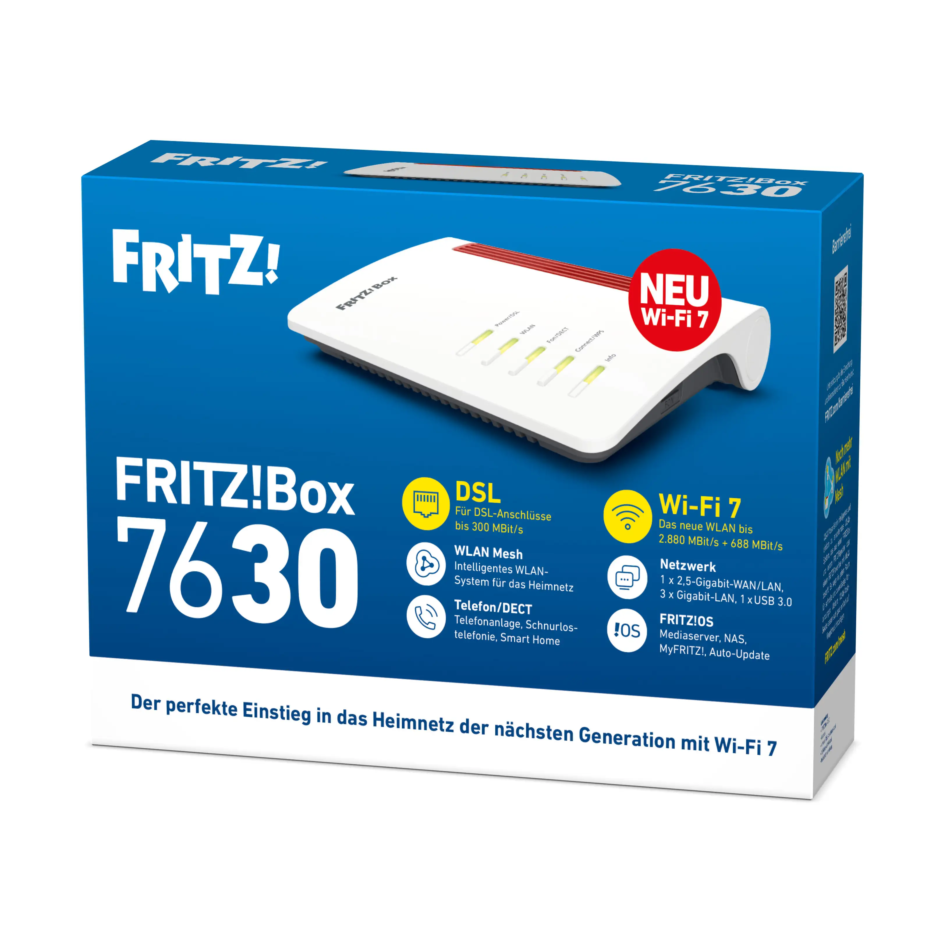 FRITZ!BOX 7630 Wi-Fi 7 WLAN Mesh Router
