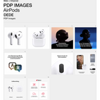 Écouteurs ouverts Apple AirPods 5 Bluetooth blancs