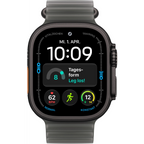 Apple Watch Ultra 4 GPS + Cellular 49mm Black Titanium Gehäuse mit Translucent Black Ocean Band