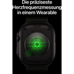 Apple Watch Ultra 4 GPS + Cellular 49mm Black Titanium Gehäuse mit Translucent Black Ocean Band