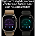 Apple Watch Ultra 4 GPS + Cellular 49mm Black Titanium Gehäuse mit Translucent Black Ocean Band