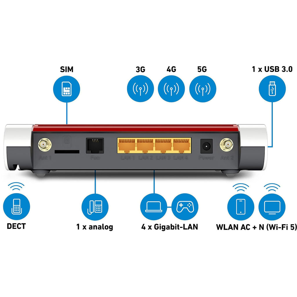 FRITZ!Box 6850 5G V2 Router 5G-Mobilfunk Modem