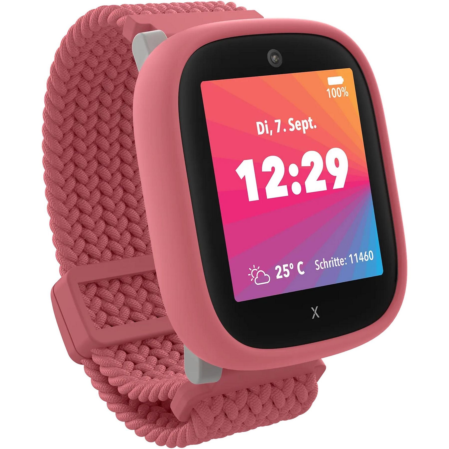Xplora X6 Play Gen 2 Kids' Smartwatch Plastic Textile (elastic), 90 - 146 mm, Pink