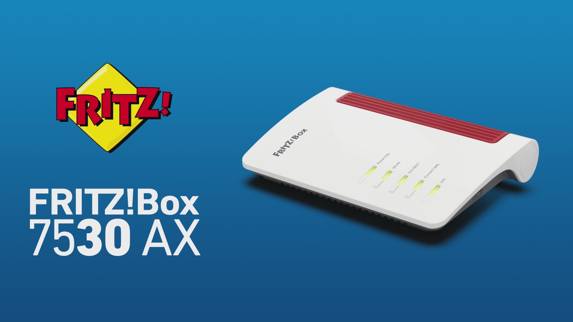 AVM FRITZ!Box 7530 AX WI-FI 6 N Router ADSL/VDSL Modem WLAN MESH