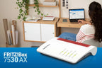 AVM FRITZ!Box 7530 AX WI-FI 6 N Router ADSL/VDSL Modem WLAN MESH